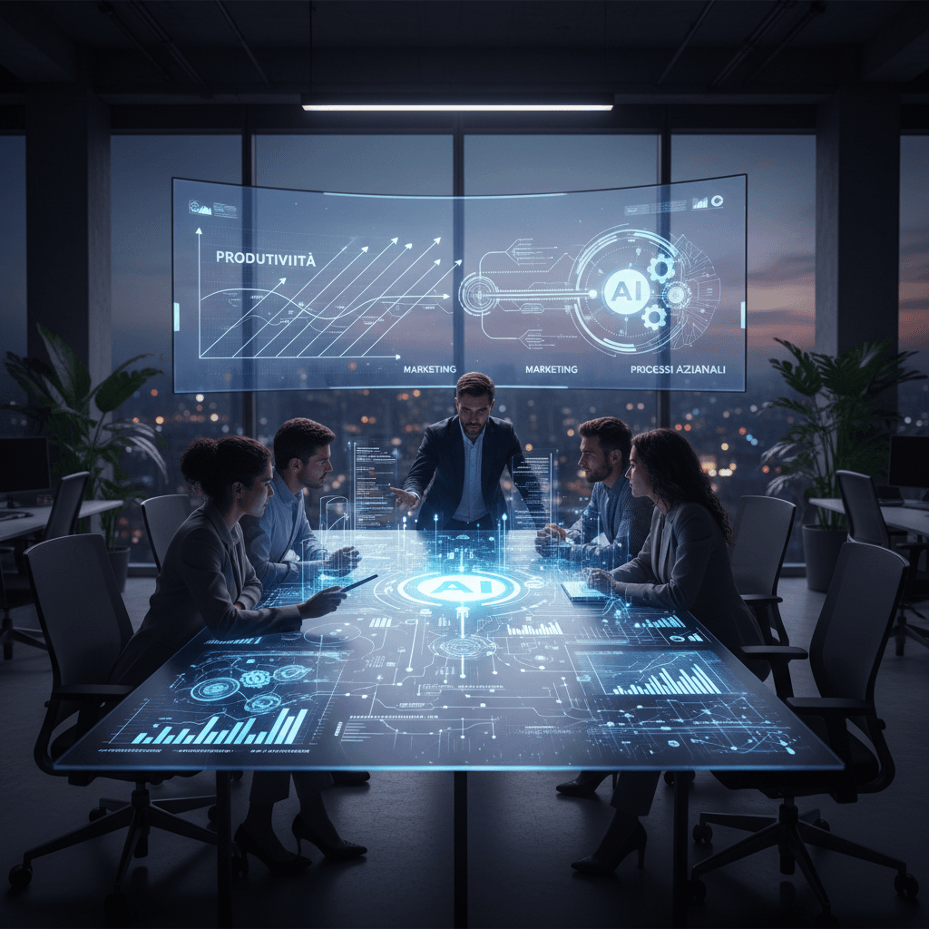 AI generativa nei tool di lavoro: come cambiano produttività, marketing e processi aziendali